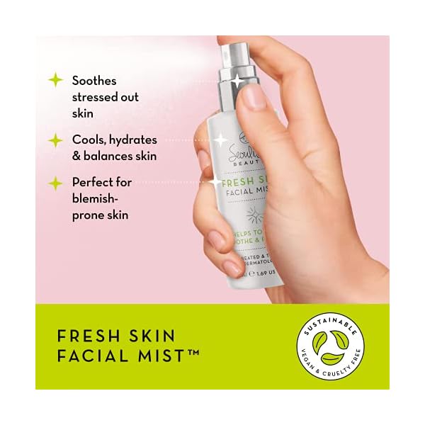 Seoulista-Beauty-Fresh-Skin-Facial-Mist-Skin-Protecting-Face-Mist-Dermatologist-Created-Korean-Skin-Care-Natural-50-ml Seoulista Beauty® Fresh Skin Facial Mist™ 50ml | Calm, Soothe and Protect Stressed-Out Skin | Dermatologist Created…