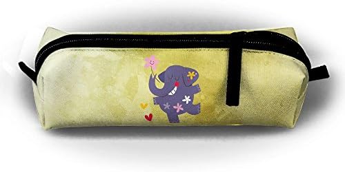 Elephant Strong Wildlife Pencil Case Big Capacity Pen Bag Makeup Pouch Durable Students Stationery With Zipper