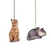 Cat & Mouse Fan & Light Pulls, Set of 2