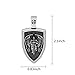 URDEAR Norse Viking Necklace Archangel St.Michael Saint Shield Protection Pendant Necklace Nordic Viking Rune Amulet Pendant Necklace Jewelry Gifts for Men Women