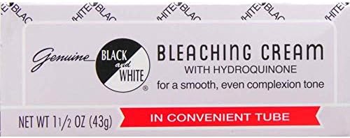 black and white bleaching cream