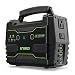 ENKEEO Power Station 155 Wh Portable Charger Lithium Backup Battery Pack 110V 100W Solar Generator (Solar Panel Optional) AC Outlet USB DC Supply for Outdoors Camping Travel Fishing Hunting Emergency