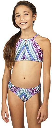 Raisins Girls Stolen Heart Dominica High Neck Halter Set 7-16-10-RG17-Purple