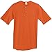 Augusta Sportswear 580 Two Button Baseball Jersey, Large, Orange