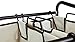 DecoBros Heavy-Duty 3-Bag Laundry Sorter Cart, Bronze