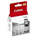 Canon PG-510 - Cartucho de tinta para impresora Canon de las series Pixma iP, MP y MX, color negro