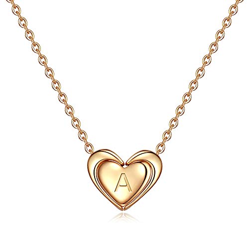 Initial A Necklace Womens Gifts - Alphabet Initial Necklace Letter Necklace for Women Girls, Initial Necklace for Teens Girls Kids Baby, Wing Initial Necklace Birthday Gifts for Women Baby Girl Gifts