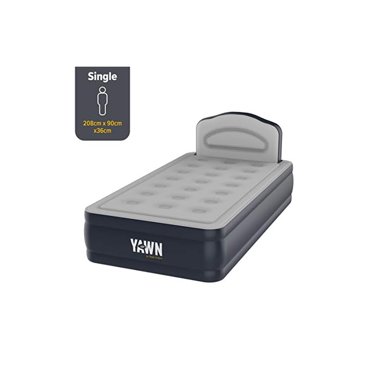 Yawn Air Bed Size SelfInflating Airbed with Builtin Pump, Headboard