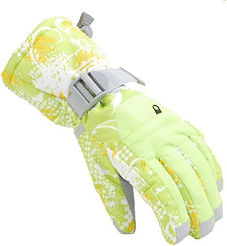 Deercon Men's Breathable Waterproof Winter Ski Glove(Green XL)