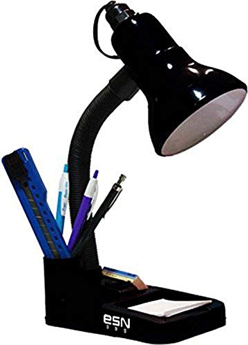 ESN 999 Stylish Black Table Lamp For Home/Office/Study,Black