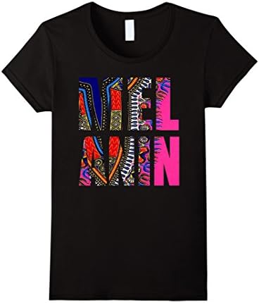 Womens Oheneba Apparel: Melanin Dashiki Design Gift T-Shirt Small Black