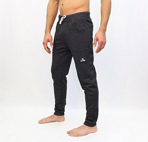 Fullflex Warrior Yoga Pants for Men (Small, Charcoal Gray)