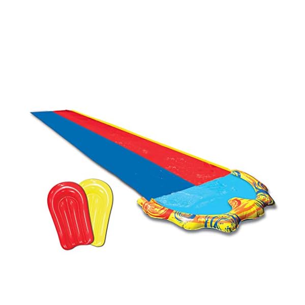 BANZAI-16ft-Splash-Sprint-Racing-Water-Double-Slider-Water-Slide-With-2-Bonus-BodyBoards BANZAI 16ft Splash Sprint Racing Water Double Slider Water Slide - With 2 Bonus BodyBoards