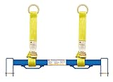 Super Anchor Safety 2831 Truss Bar Bolt On Anchor with 2 Tie-Off Straps