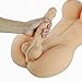 Silicone Adult Toys Realistic 2 in 1 Love Dolls Healthy Rod Cave Massage Happy (Flesh)thumb 1