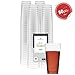 ELITE SELECTION Clear Disposable Plastic Cups 16 Oz. Pack Of (80) Fancy Hard Plastic Cups - Party Accessories - Wedding - Cocktails- Tumblers