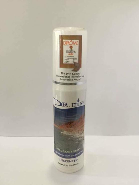 Dr. mist UNSCENTED deodorant Large Size Natural Unscented Long Lasting