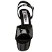 Funtasma by Pleaser Women's Juliet-209 Platform Sandal,Black Patent,12 M
