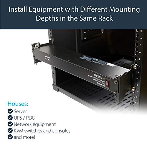 Server Rack Depth Extender 2U 4in / 10 cm TAA
