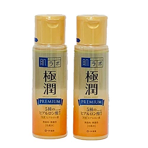Rohto Hadalabo Gokujyun Premium Hyaluronic Acid Lotion 5.7floz/170ml 2 bottle set