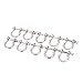 10 PCS O Shape Anchor Shackle, Zinc alloy Heavy Duty Load Clamp for Chains Wirerope Lifting Paracord Outdoor Camping Survival Rope Bracelets.