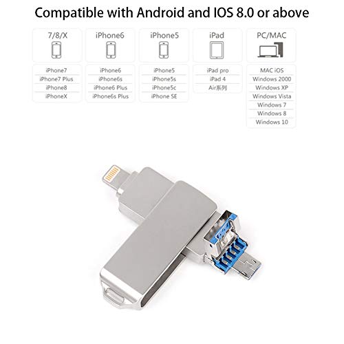 XAOBNIU USB 2.0-Flash-Laufwerk, High-Speed-Schwenker-Entwurf Memory Stick, USB-Stick, USB-Stick for die Datenspeicherung… – Bild 6