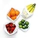 Reusable Produce Bags, Washable Mesh Bags for Fruits and Vegetables, Set of 10 - Flip and Tumble