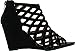 Bonnibel Trina-2 Womens Cut Out Back Zip Wedge Sandals