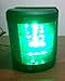 MARINE BOAT GREEN STARBOARD SIDE LED NAVIGATION LIGHT WATERPROOF BOATS UP TO 12M