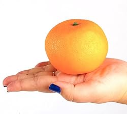 HAKSEN 12 PCS Artificial Simulation Oranges Fake