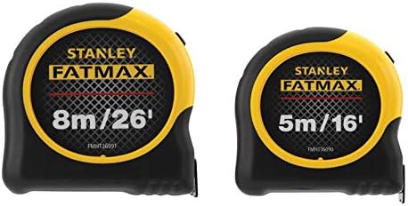 STANLEY STA081745 FatMax Classic Tape Twin Pack 5m & 8m (Width 32mm) 5, Black, 8 m - Image 5
