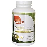 Zahler Omega 3 Platinum Fish Oil 3000mg, 180- Softgels