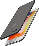 TOZO for iPhone 8 Case, PP Ultra Thin [0.35mm] World's Thinest Protect Hard Case [ Semi-transparent ] Lightweight for iPhone 8 4.7 inch. [Matte Black]