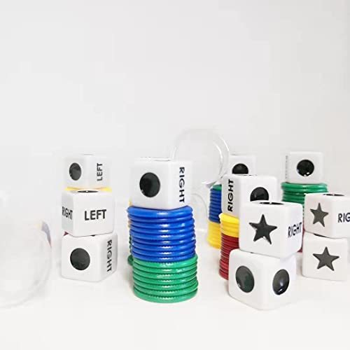 Left Right Center dice Game Prime Set Bundle (4 Pack) Pricepulse