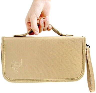 Travel Clever Passport Holder and Document Organizer Travel Wallet (Beige)