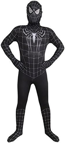 Amazon Co Jp Coserstore スパイダーマン全身タイツ 黒 ライクラ弾力と伸縮性あり子供用大人用コスプレ衣装コスチュームイベント 身長 100 110センチメートル ホビー 通販