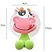 Sealive 5pcs Cartoon Kids Toothbrush Holder - 8pcs Toothpaste Tube Squeezer Dispensers Included - Animals Kids Wall Mount Toothbrush Holder Set Suction Hooks For Motivating Your Kid To Brush Teeth