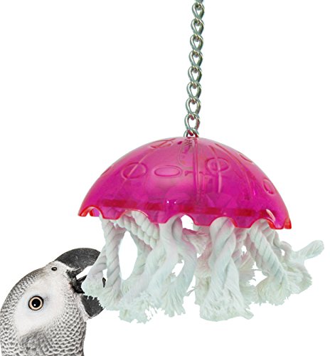 Jellyfish Large Bird Toy cage Toys Cages Bulletproof Plastic African Grey Amazon