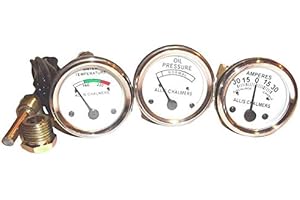 Oil Pressure Temp Amp Gauges for Allis Chalmers Tractor WD45 Dsl D15 Dsl D17 Gas Dsl D19
