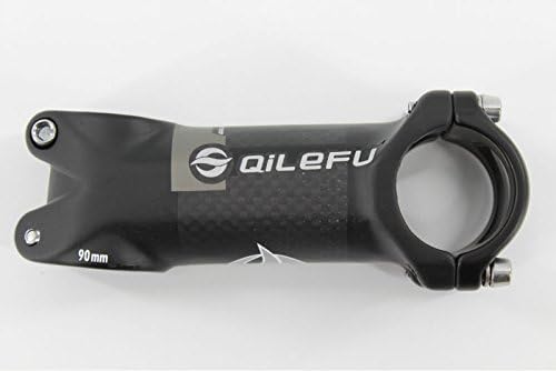 QILEFU matte alloy carbon fibre bicycle stem hollow out MTB parts 31.890/100/110/120mm (90mm)
