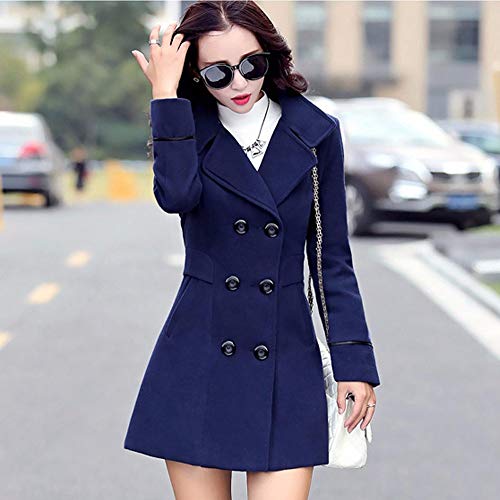 Women V-Neck Lace Printed Bandage Long Sleeves Plus Size Tops Loose Blouse Blue - Thumbnail 2