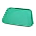 New Star Foodservice Fast Food Tray, Set of 12 (Green, 10 by 14 Inch)