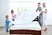Wolmund Ideal Linens Bed Sheet Set - 1800 Double Brushed Microfiber Bedding - 4 Piece (King, White)