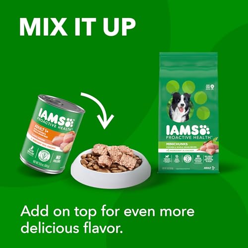 IAMS PROACTIVE HEALTH MINICHUNKS ADULT DRY DOG FOOD WITH REAL CHICKEN, 7 LB. BAG
