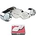 KINGMAS 2 Lens Jeweler Eye Loupe Magnifier Glass 10x 18mm & 20x 12mm Pocket Jewelry Magnifying