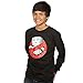 Minecraft Big Boys' Ghastbusters Long-Sleeve T-Shirt (Black, Youth Large)