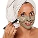HailiCare Carbonated Bubble Clay Mask 3.52oz + Bamboo Charcoal Cleansing Brushes (Mask+Brush)
