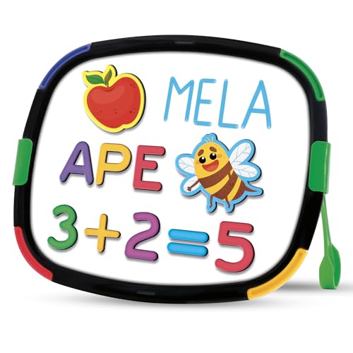 Lisciani Giochi - Tableau Magnétique Éducatif Double Face, Kit d'Écriture pour Enfants (3-8 Ans), Développement de la Créativité et Autonomie