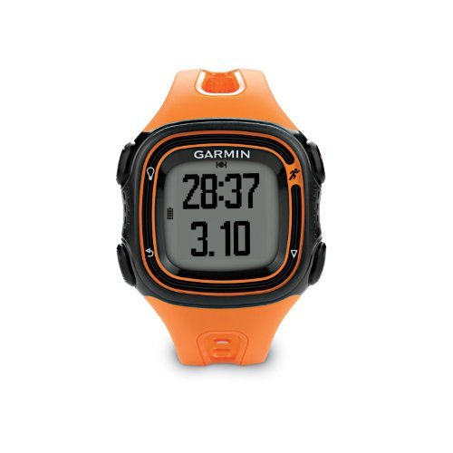Garmin Forerunner 10 GPS Watch (Black/Orange)-(Certified Refurbished)
