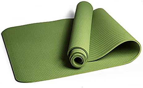 SZSM Non-Slip Exercise Yoga Mat - 6mm Thick High Density Padding To Avoid Sore Knees During Pilates, Stretching & Toning Workouts For Men & Women